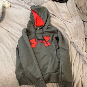 Under Armour hot pink & gray hoodie xs women’s